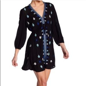 SOLD!!!! Free People Embroidered Boho Dress